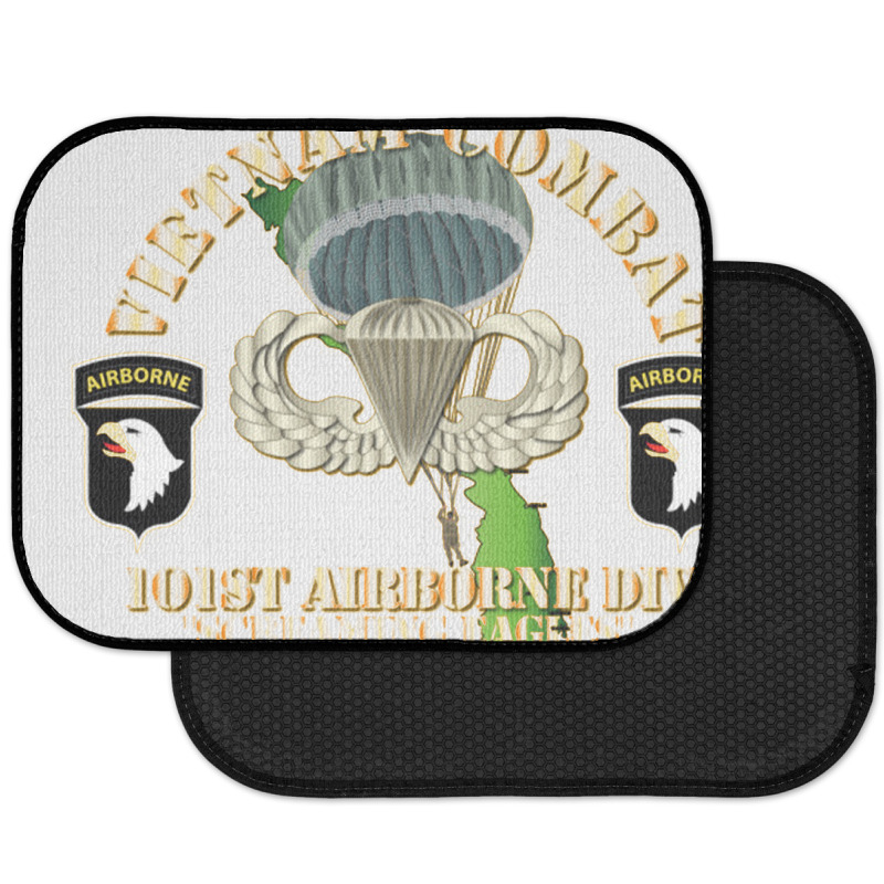 Vietnam Coombat Veteran W 101st Airborne Rear Car Mat | Artistshot