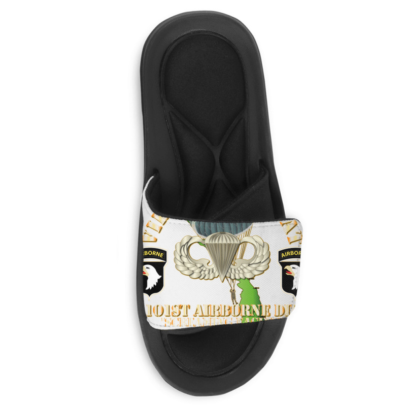 Vietnam Coombat Veteran W 101st Airborne Slide Sandal | Artistshot