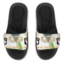 Vietnam Coombat Veteran W 101st Airborne Slide Sandal | Artistshot