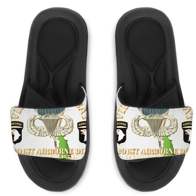 Vietnam Coombat Veteran W 101st Airborne Slide Sandal | Artistshot