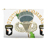 Vietnam Coombat Veteran W 101st Airborne Accessory Pouches | Artistshot