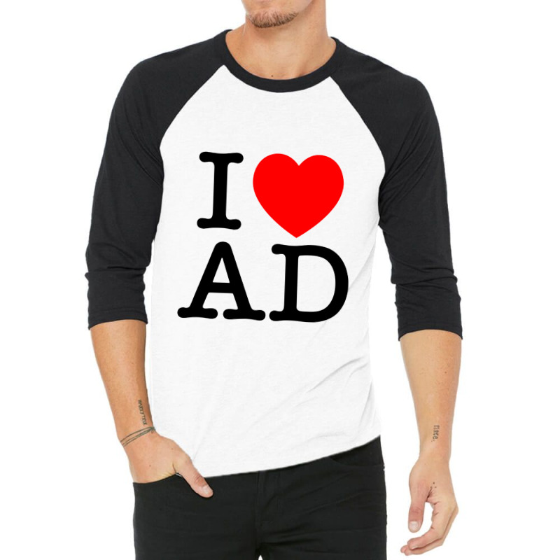 I Heart Ad (andorra) 3/4 Sleeve Shirt | Artistshot