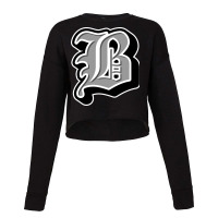 Modern Creative Initial Name B Cropped Sweater | Artistshot