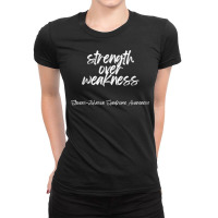 Strength Over Weakness   Stevens Johnson Syndrome Awareness T Shirt Ladies Fitted T-shirt | Artistshot