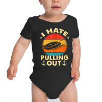 I Hate Pulling Out Retro Boating Boat Captain Tank Top Baby Bodysuit | Artistshot