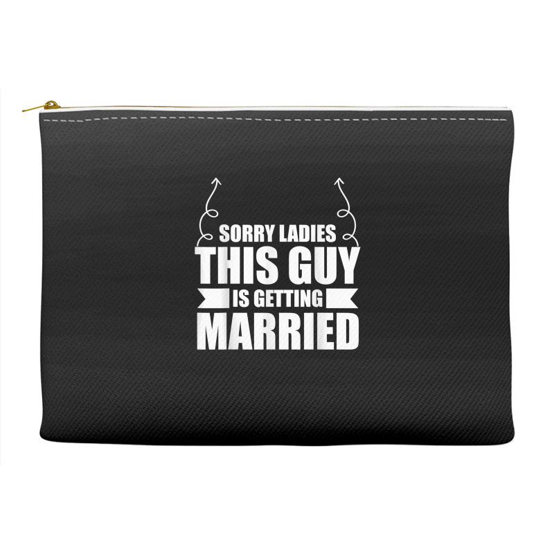 Bachelor Party This Guy Is Getting Married Bachelor Groom T Shirt Accessory Pouches | Artistshot