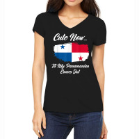 Cute Now Til My Panamanian Comes Out Funny Panamanian T Shirt Women's V-neck T-shirt | Artistshot