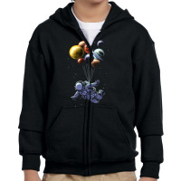 Space Travel Youth Zipper Hoodie | Artistshot