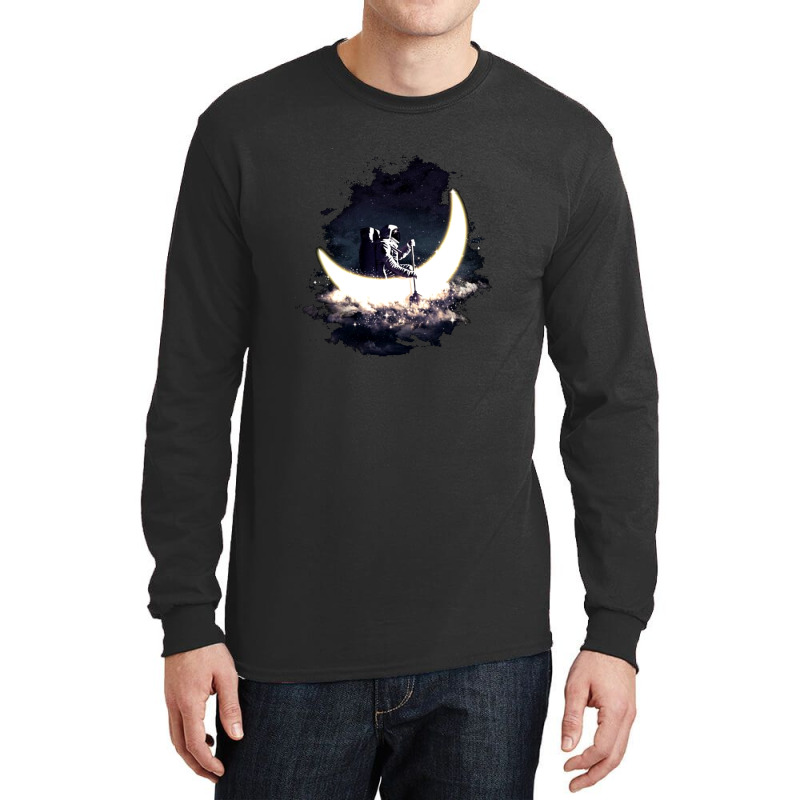 Moon Sailing Long Sleeve Shirts | Artistshot