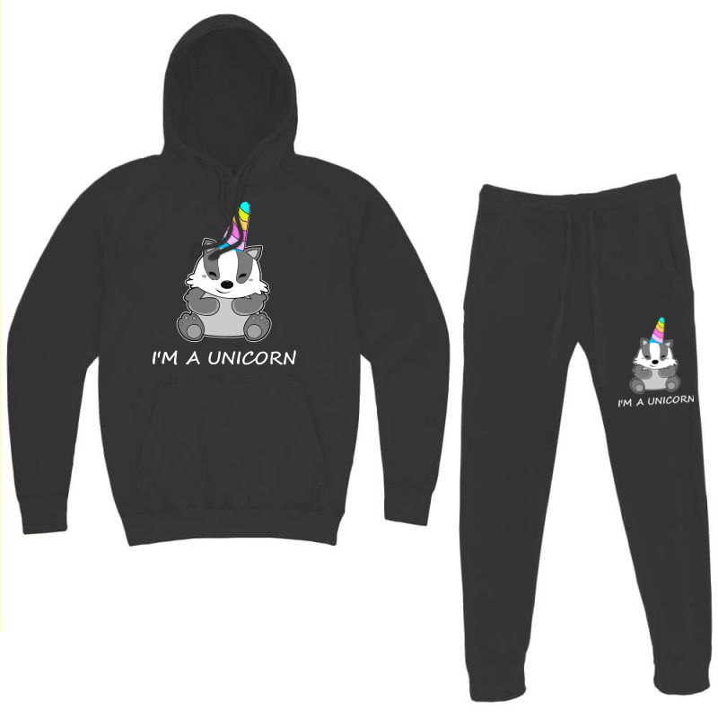 Unicorn Badge T  Shirt Unicorn Badge Funny T  Shirt Hoodie & Jogger set by huntingsignpost | Artistshot