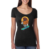 Flies Skat Women's Triblend Scoop T-shirt | Artistshot