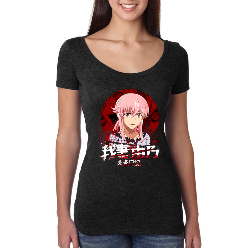 Funny Gifts Anime Babes My Favorite People Women's Triblend Scoop T-shirt by KarenArtists | Artistshot