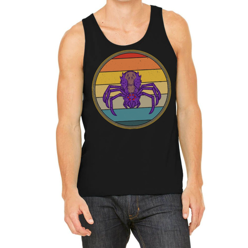 Vintage T  Shirt Scary Summer Spider Vintage Distressed T  Shirt Tank Top by huntingsignpost | Artistshot