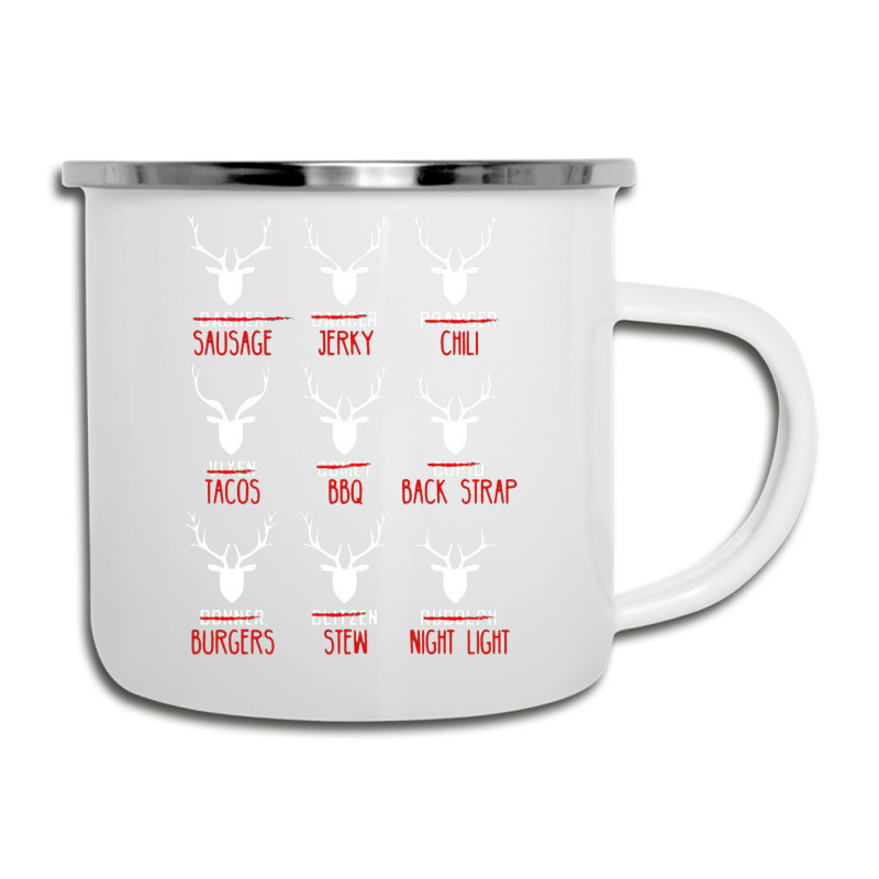 Deer Hunter All Of Santa's Reindeer Tee Camper Cup by strawberriesandscream | Artistshot