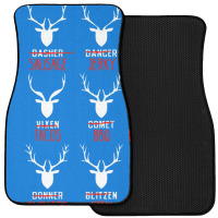 Deer Hunter All Of Santa's Reindeer Tee Front Car Mat | Artistshot