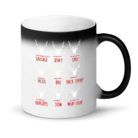 Deer Hunter All Of Santa's Reindeer Tee Magic Mug | Artistshot