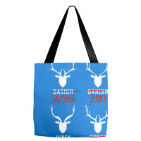 Deer Hunter All Of Santa's Reindeer Tee Tote Bags | Artistshot