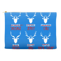 Deer Hunter All Of Santa's Reindeer Tee Accessory Pouches | Artistshot