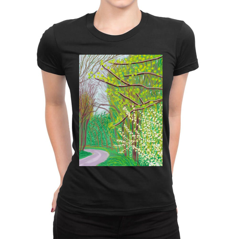 David The Arrival Of Spring In Woldgate Ladies Fitted T-Shirt by Lauren D | Artistshot