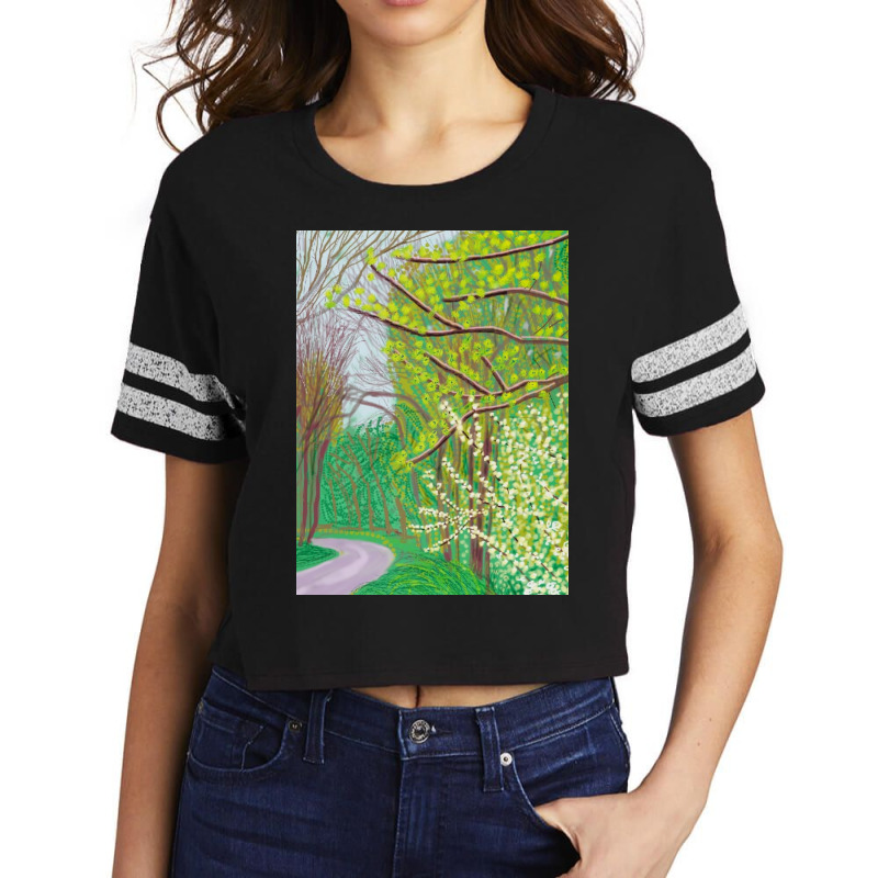 David The Arrival Of Spring In Woldgate Scorecard Crop Tee by Lauren D | Artistshot