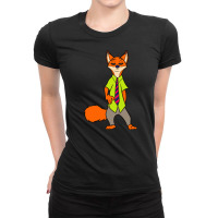 Nick Wilde Zootopia Ladies Fitted T-shirt | Artistshot