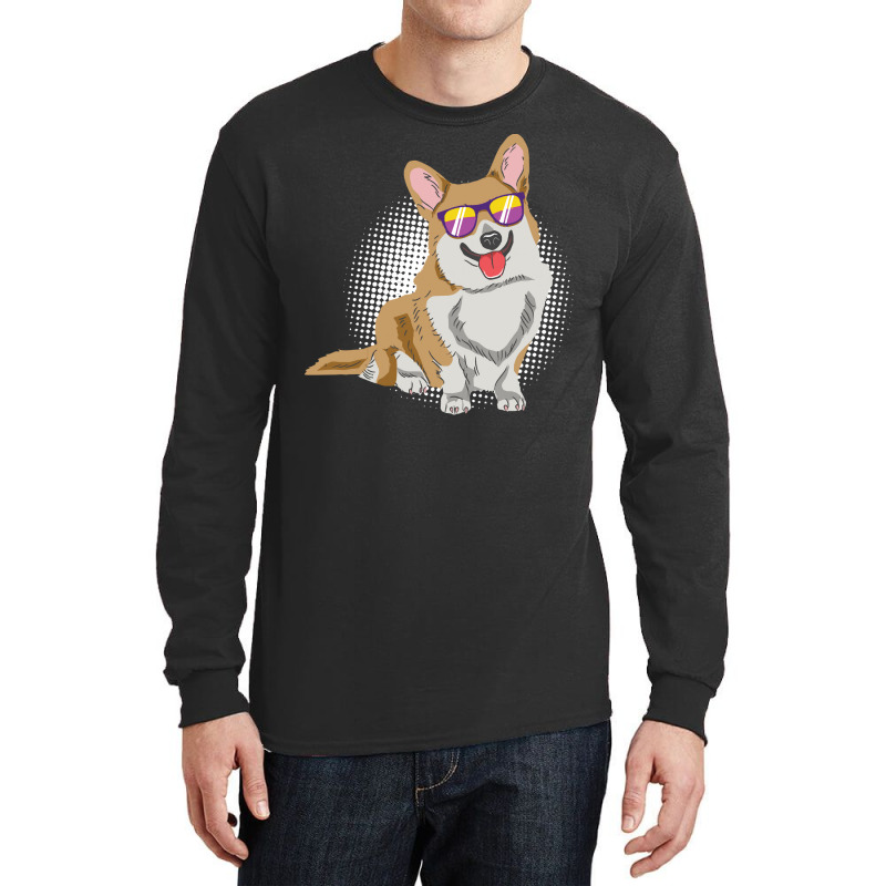 Welsh Corgi T  Shirt Welsh Corgi Dog T  Shirt Long Sleeve Shirts by huntingsignpost | Artistshot