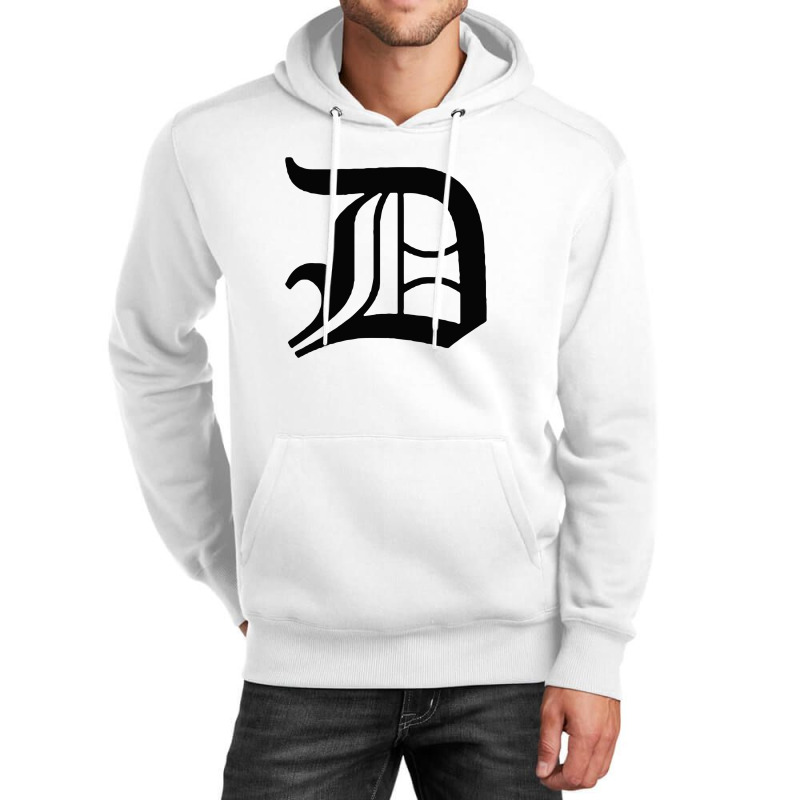 Lettering, The Letter D, Old English font' Unisex Hoodie