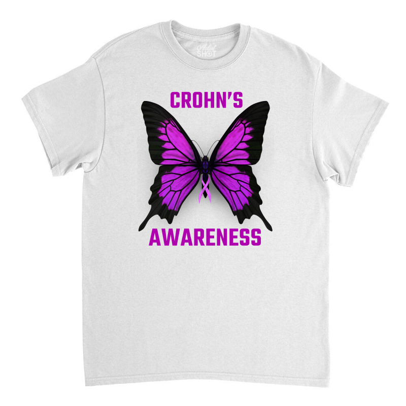 Crohn's Awareness Butterfly Classic T-shirt by autlu2024 | Artistshot