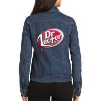 Classic Retro  Psychological Art Ladies Denim Jacket | Artistshot