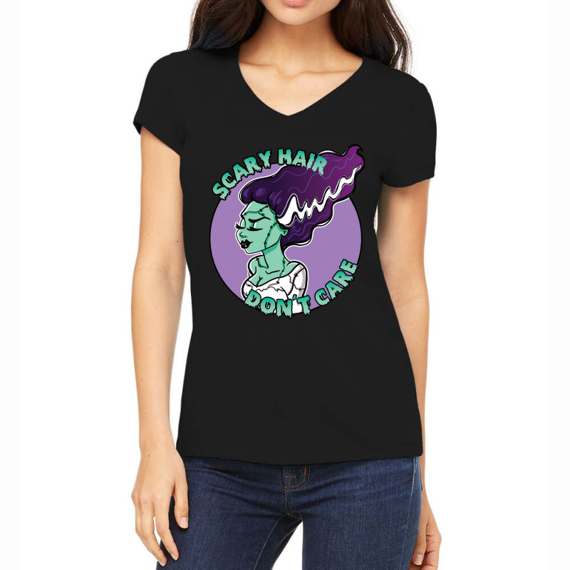 Classic Retro  Scary Women My Favorite Women's V-Neck T-Shirt by LoganArtists | Artistshot