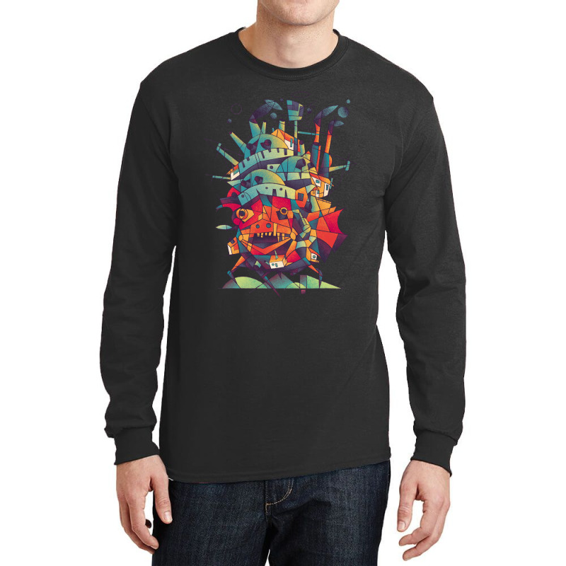 Moving Castle Long Sleeve Shirts by Jose-Rodriguez | Artistshot