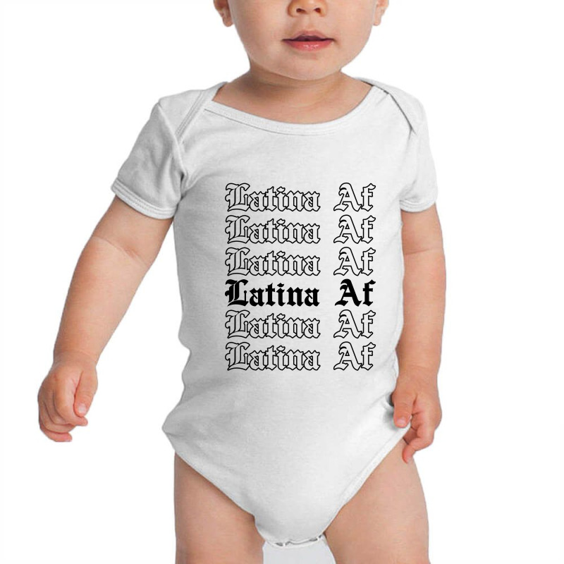 Latina Af For Light Baby Bodysuit by autlu2024 | Artistshot