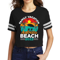 Family Vacation 2022 Vintage Retro Australia Atlantis Beach Scorecard Crop Tee | Artistshot