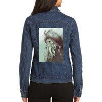 Graphic Picture  Lecters Games Characters Ladies Denim Jacket | Artistshot