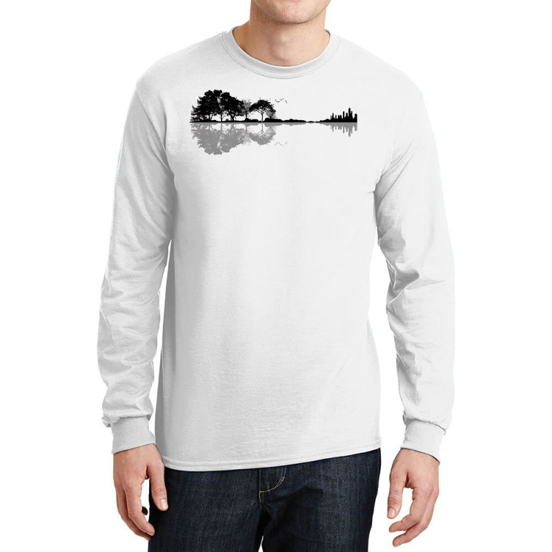 Nature Guitar Long Sleeve Shirts by Jose-Rodriguez | Artistshot