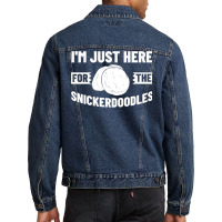 Snickerdoodle Cookie Dough Vegan Bar Sweatshirt Men Denim Jacket | Artistshot