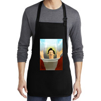 Music Vintage Retro Dinosaur Park Gifts Men.png Medium-length Apron | Artistshot