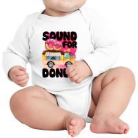 Sound For Donut For Light Long Sleeve Baby Bodysuit | Artistshot