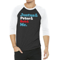 Justus Peter Bob Me For Dark 3/4 Sleeve Shirt | Artistshot