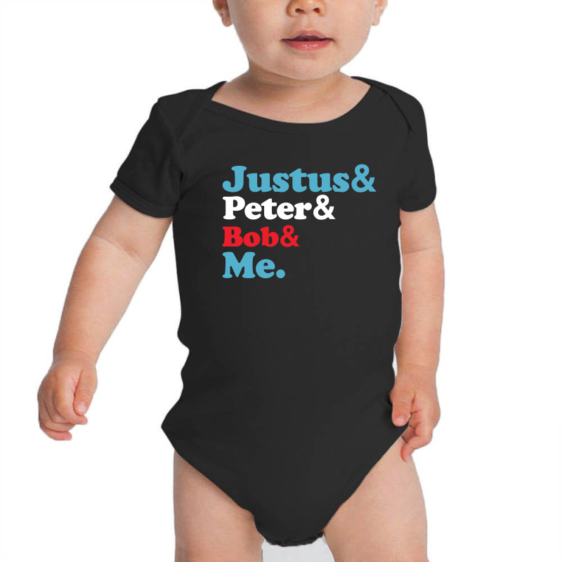 Justus Peter Bob Me For Dark Baby Bodysuit by autlu2024 | Artistshot