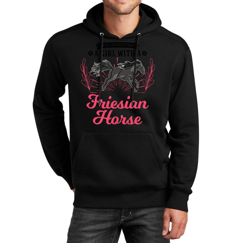 Friesian Horse T  Shirt Friesian Horse Girl T  Shirt Unisex Hoodie | Artistshot