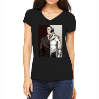 Vintage Graphic  Buffalo Bill My Favorite People Women's V-neck T-shirt | Artistshot