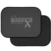 Brain Cancer Awareness Warrior Rear Car Mat | Artistshot