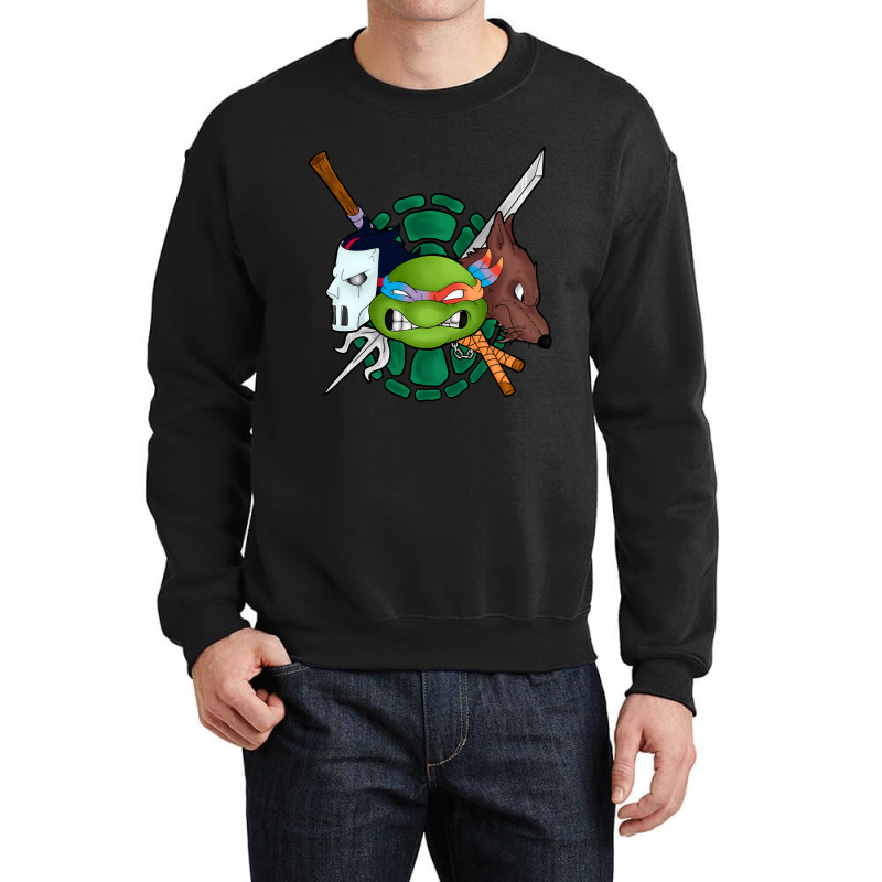 Vintage Animation  Friendly Turtle Gifts Men Crewneck Sweatshirt by DeshawnArtists | Artistshot