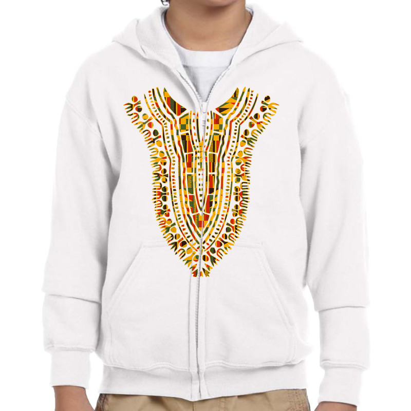 Womens Dashiki Print Kente Traditional Ethnic Pride African Tribal V N Youth Zipper Hoodie by KaseeDheera | Artistshot