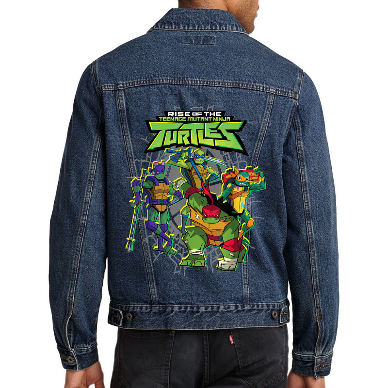 Vintage Classic Cartoon  Super Turtle Bros Womens Music Men Denim Jacket by DeshawnArtists | Artistshot