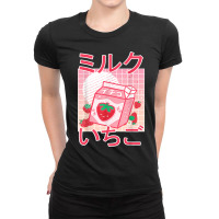 Anime  Kawaii Anime Japanese Strawberry Milkshake Ladies Fitted T-shirt | Artistshot