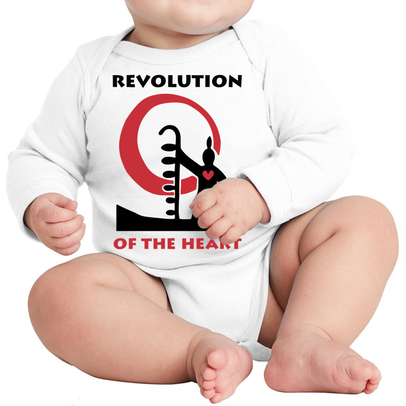 Revolution Of The Heart Long Sleeve Baby Bodysuit by Jose-Rodriguez | Artistshot