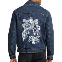 Vintage Graphic  Ninja Video Games Character Men Denim Jacket | Artistshot