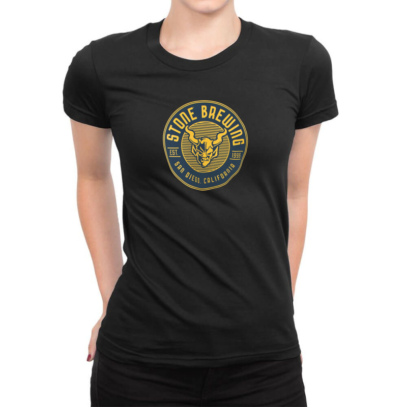 Stone Brewing Design Ladies Fitted T-Shirt by Udazza | Artistshot